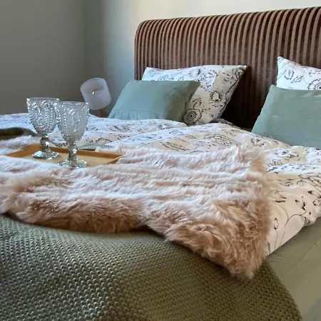 Ferienhaeuschen Gartenblick