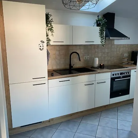 Ferienhaeuschen Gartenblick