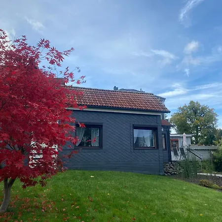 Ferienhaeuschen Gartenblick