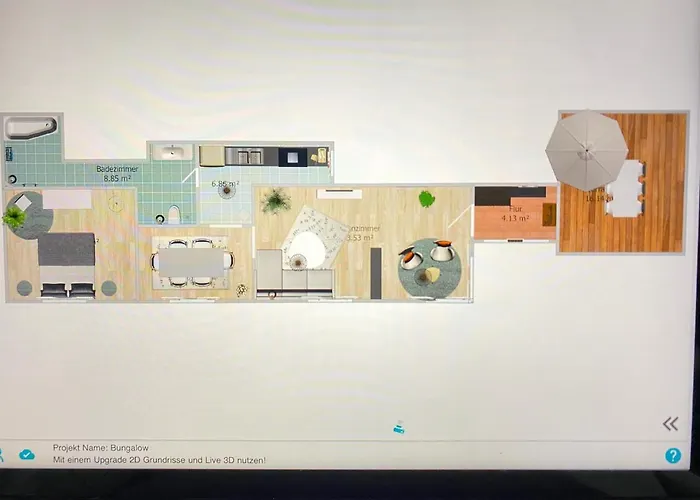 Ferienhaeuschen Gartenblick *